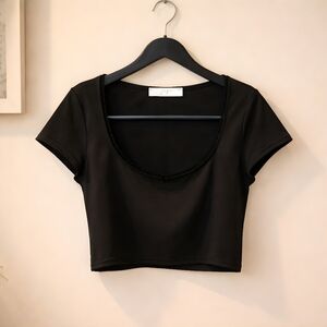 Gaze Crop 90s Y2K Babydoll Top